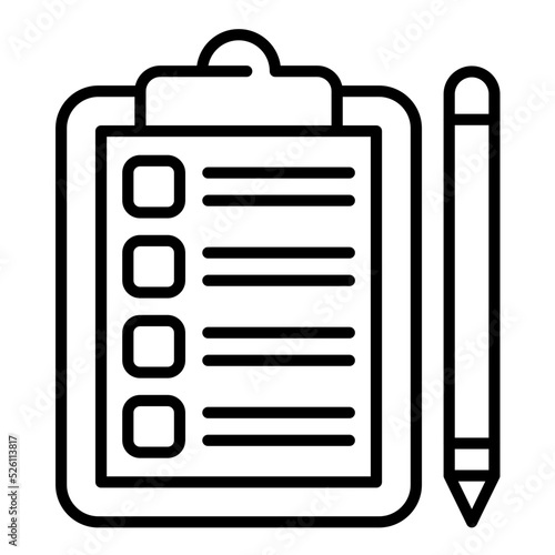 Performance Appraisal Line Icon