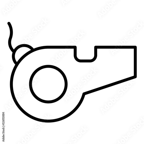 Whistle Blower Line Icon