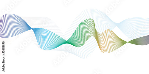 Abstract modern colorful wavy stylized lines background. blending gradient colors you can use for Web, Mobile Applications, Desktop background, Wallpaper, Business banner, poster design.