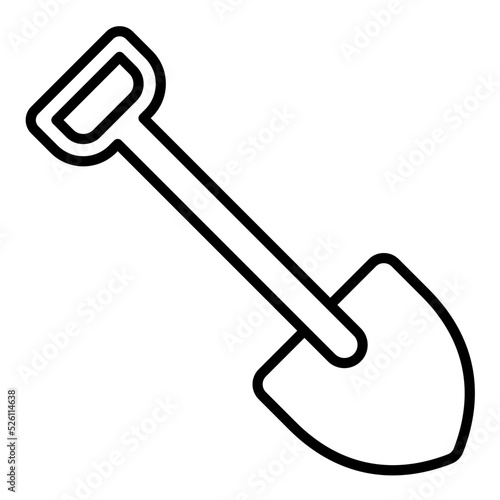 Shovel Line Icon