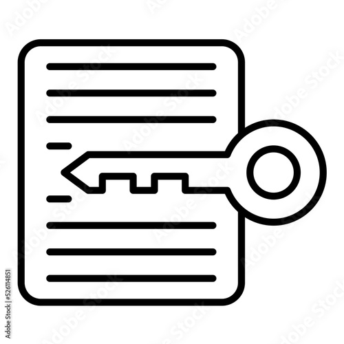 Data Subject Line Icon