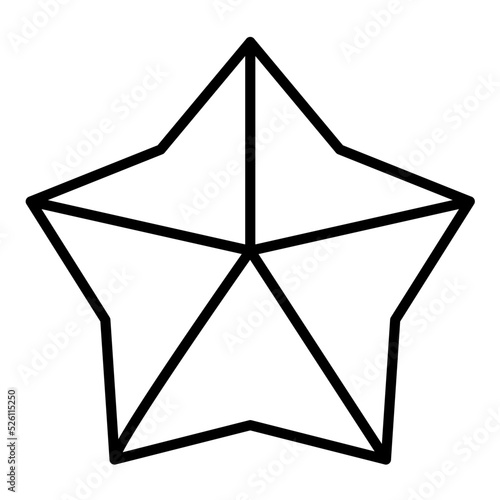 Star Line Icon