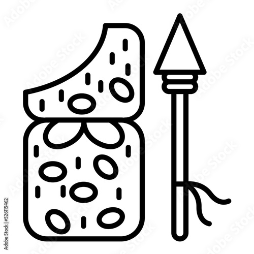 Prehistory Line Icon