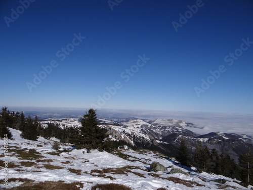 Wallpaper Mural Mountain landscape during sunny winter Torontodigital.ca
