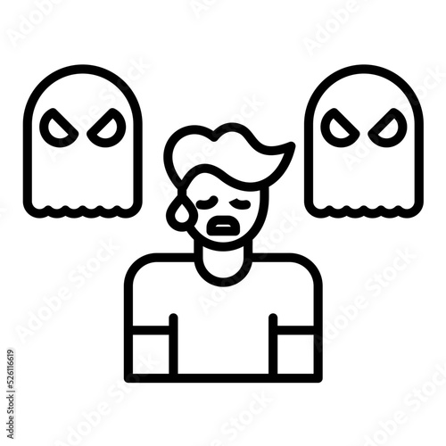 Phobia Line Icon