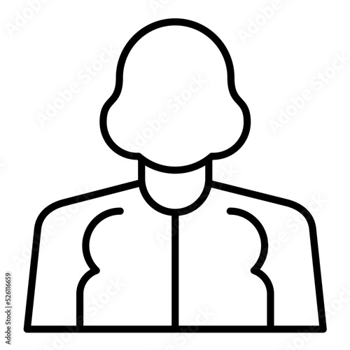 Bulimia Nervosa Line Icon