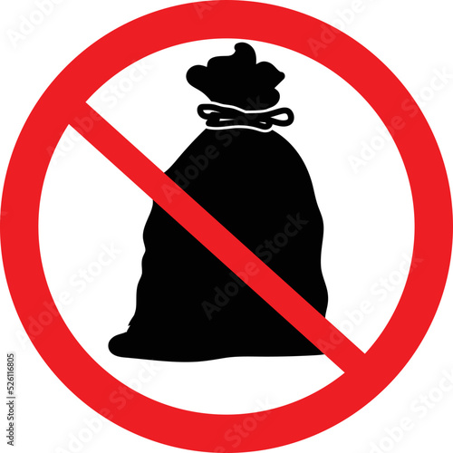 Notice. Don't Dump Garbage, Rubbish Here Warning Sign