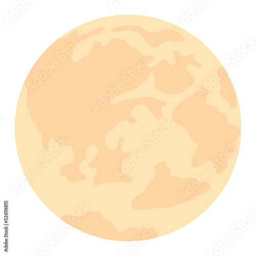 yellow color full moon