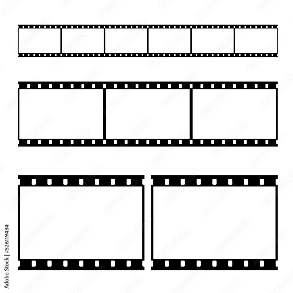 vector, film strip background, infinite film strip frame