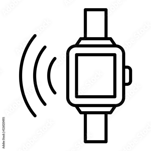 Smart Watch Line Icon