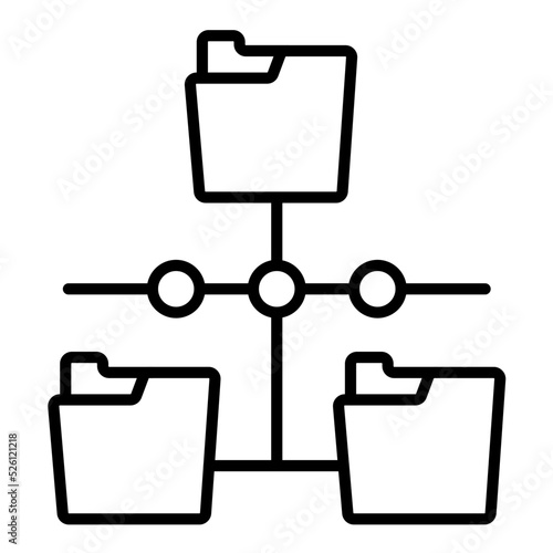 Plurality of Sources Line Icon
