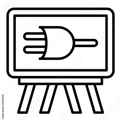 OR Gate Line Icon