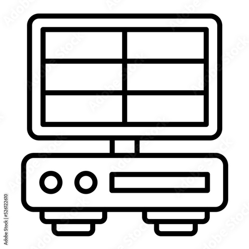 DVR Line Icon