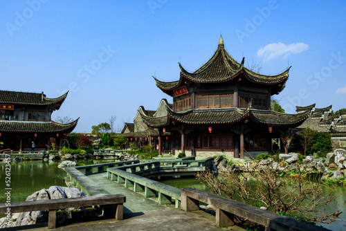 It is a Buddhist temple in Jiangnan area of China.
