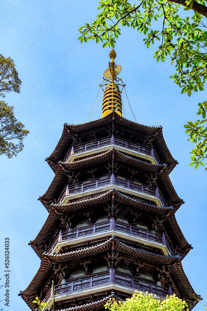 Fototapeta premium This is the pagoda in the south of China.