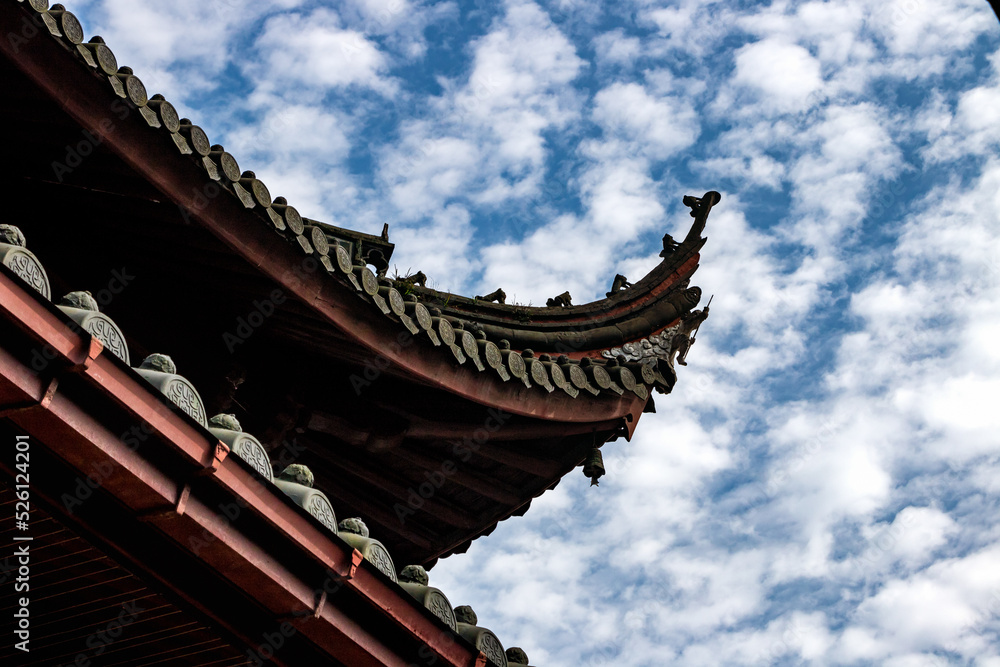 It is a Buddhist temple in Jiangnan area of China.