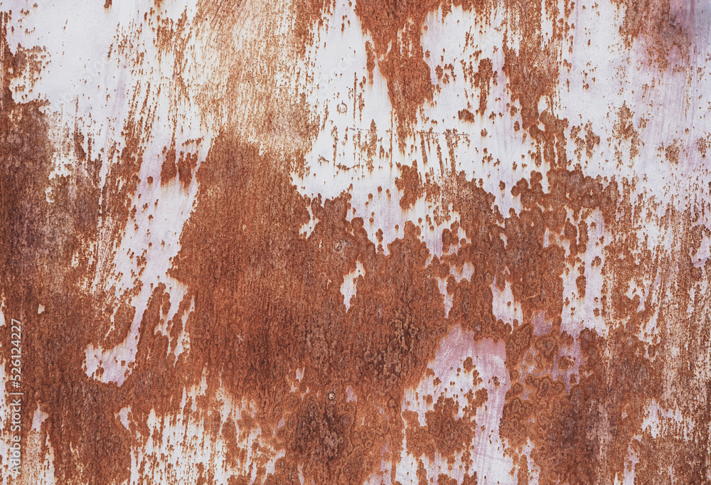 Rust of metals.Corrosive Rust on old iron white.Use as illustration for presentation.Background rusty texture. Rust of metals.Corrosive Rust on old iron white.Use as illustration for presentation.Background rusty texture.