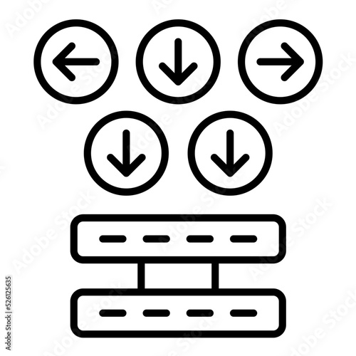 Ambiguity Line Icon