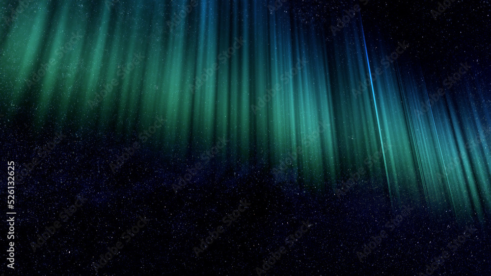 Aurora Borealis sky rainbow space night 3D illustration. Aurora Borealis sky rainbow space night 3D illustration.