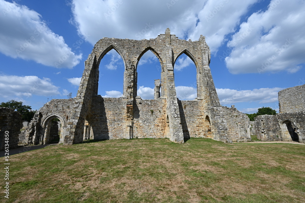 A ruined Abbey in the UK founded in 1200. 