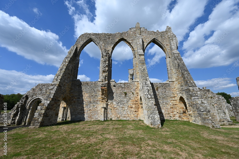 A ruined Abbey in the UK founded in 1200. 
