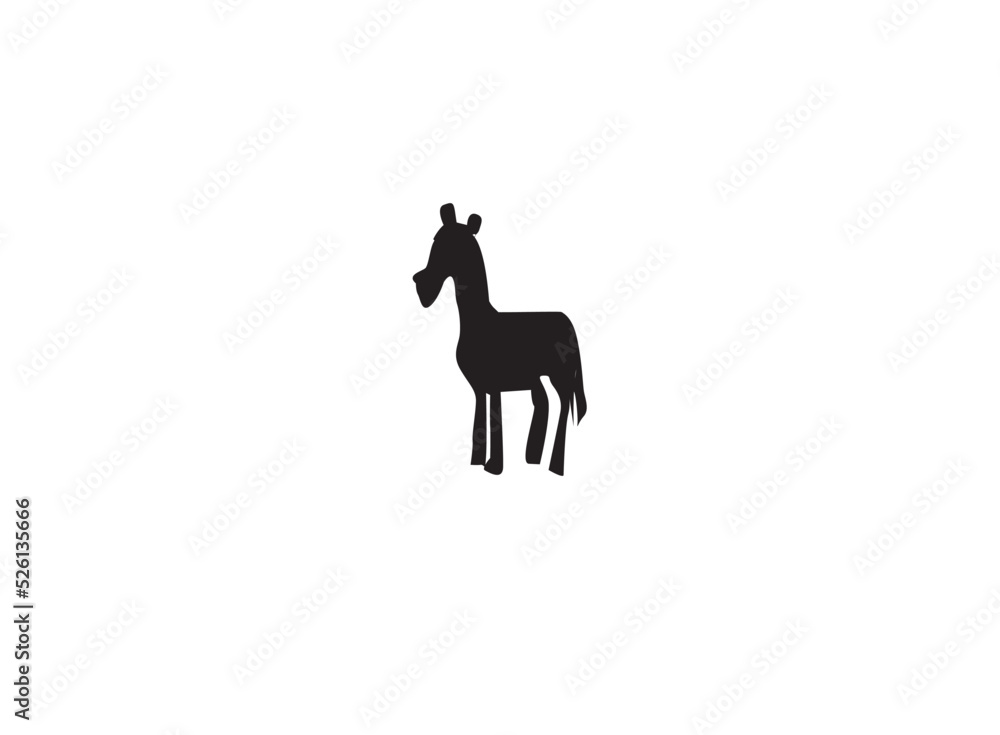 Fototapeta premium horse silhouette vector