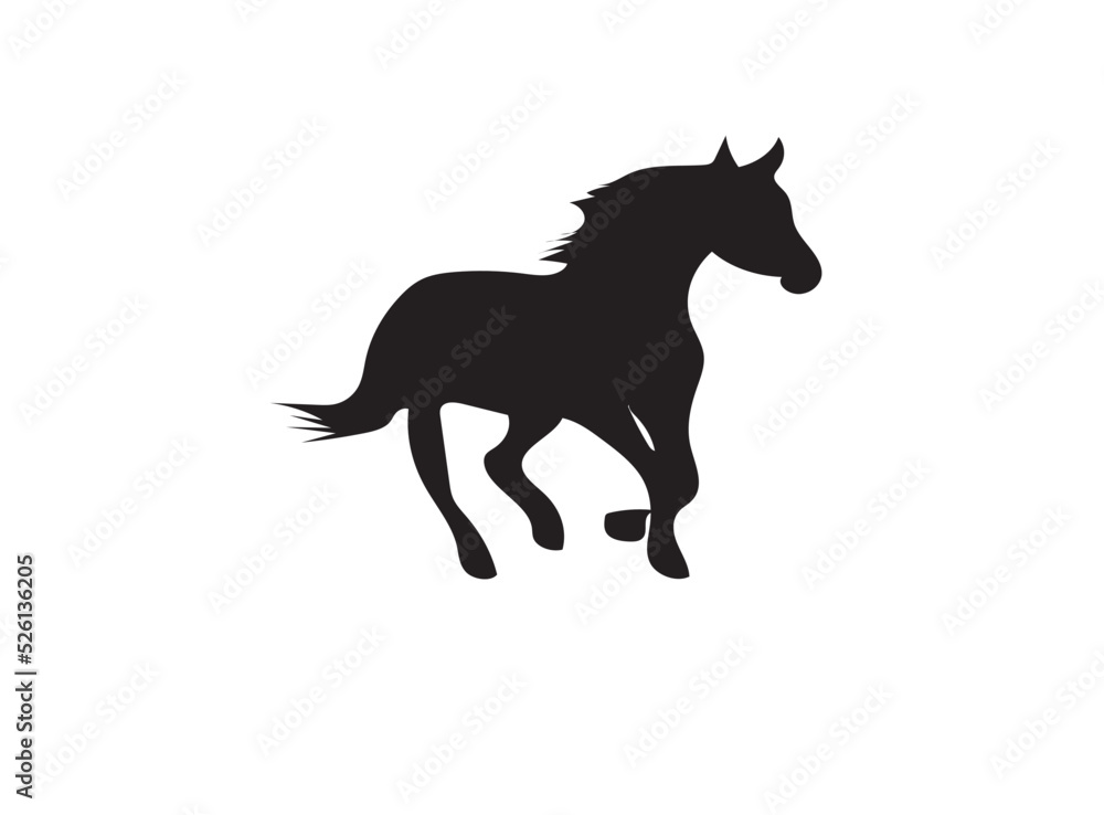 Fototapeta premium silhouette of a horse