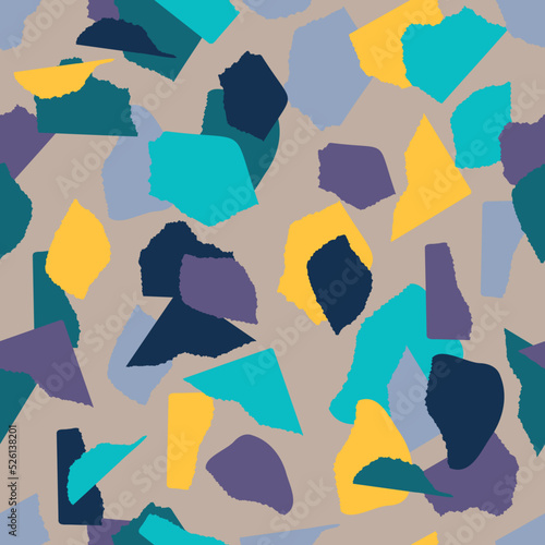 vector teenage seamless pattern naive simple style
