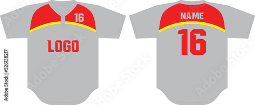 Two Button Jersey Mock up Vectors 