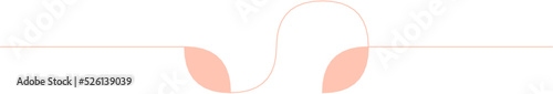 Floral Aesthetic Divider Line Art