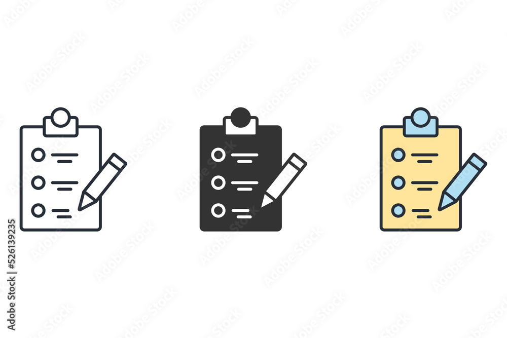 Plan icons symbol vector elements for infographic web Plan icons symbol vector elements for infographic web
