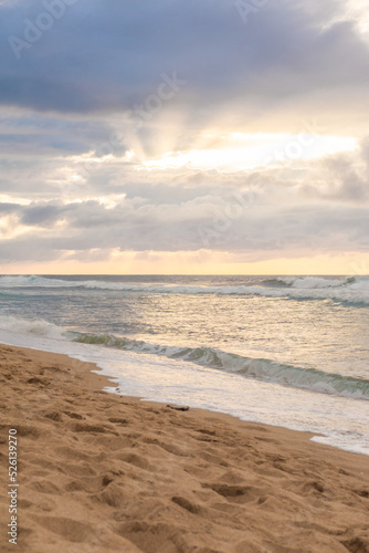 sunset on the beach