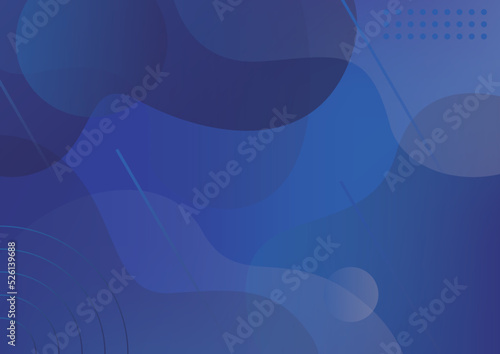 Fondo abstracto con figuras liquidas azules, elegante fondo azul