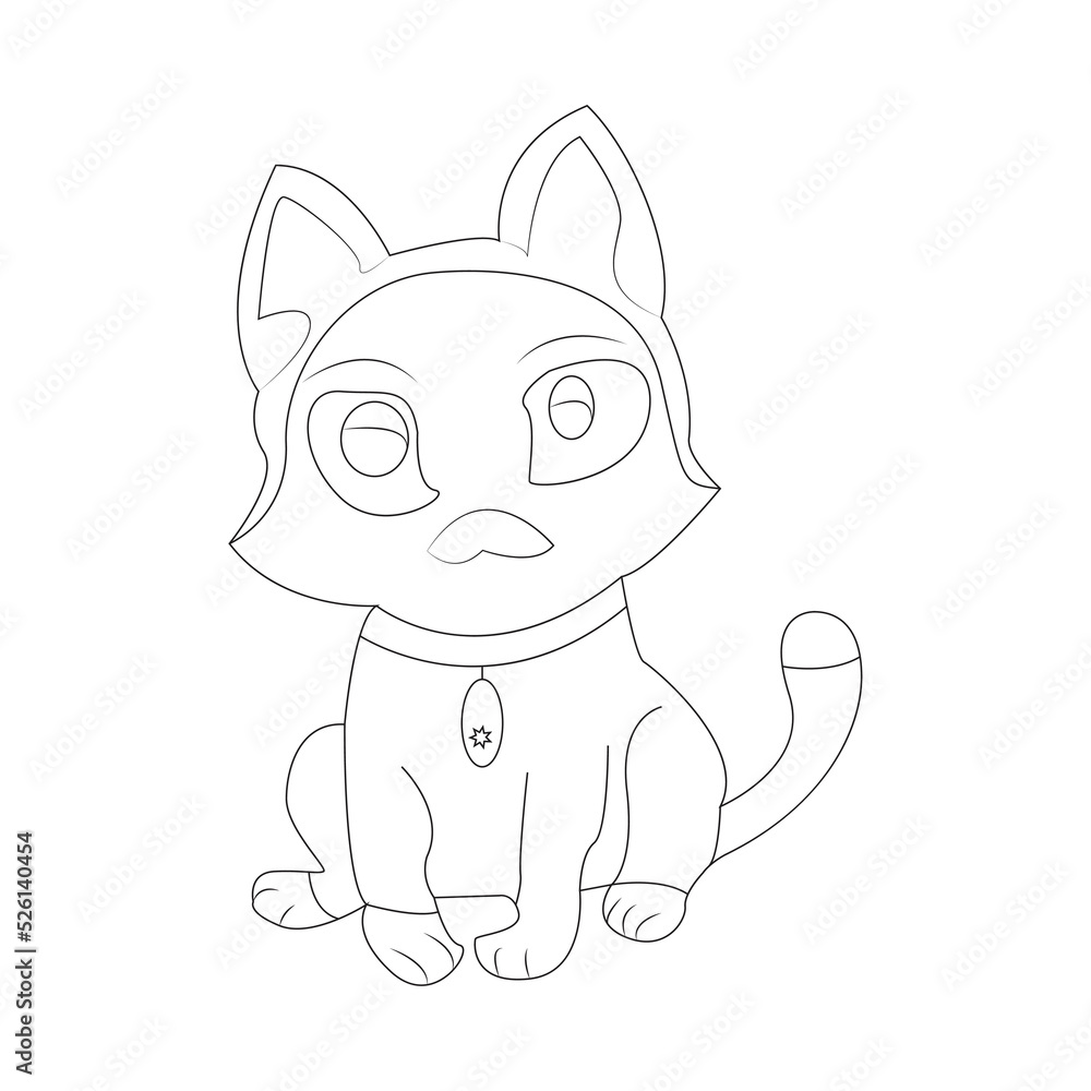 dog coloring page and animal outline design for those who love puppy