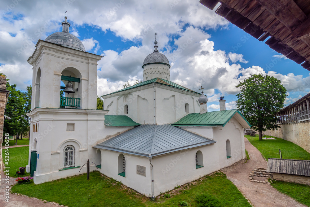 Nikolsky Cathedral on the territory of Izborsk fortress, Izborsk, Pskov region, Russia