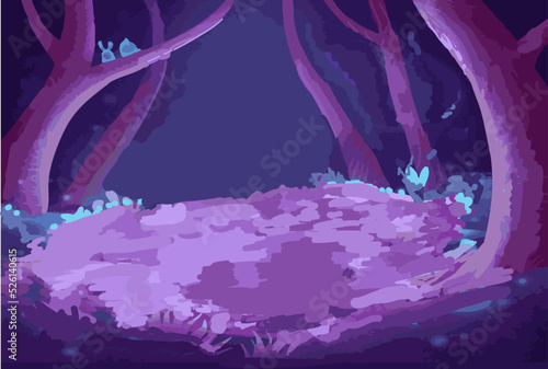 Vector Flat Design Art. Halloween