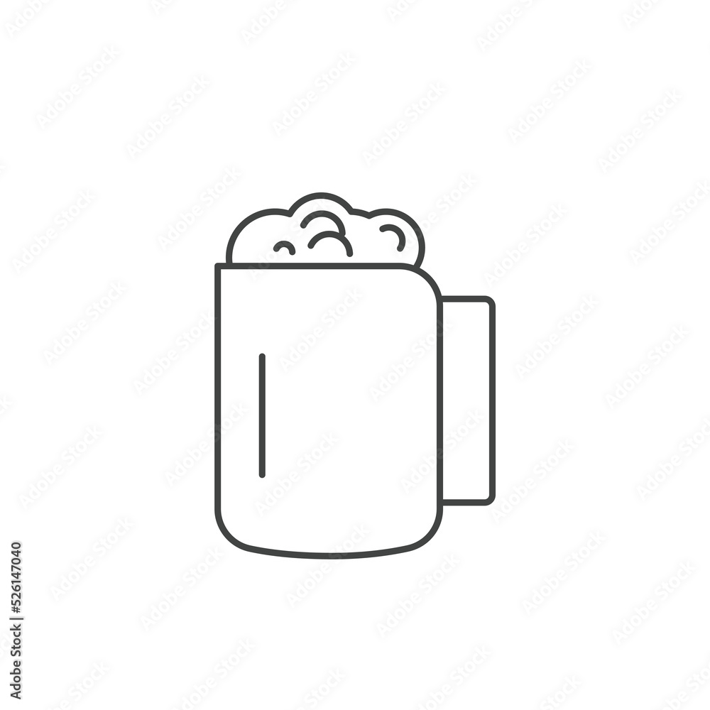 Beer icons symbol vector elements for infographic web Beer icons symbol vector elements for infographic web
