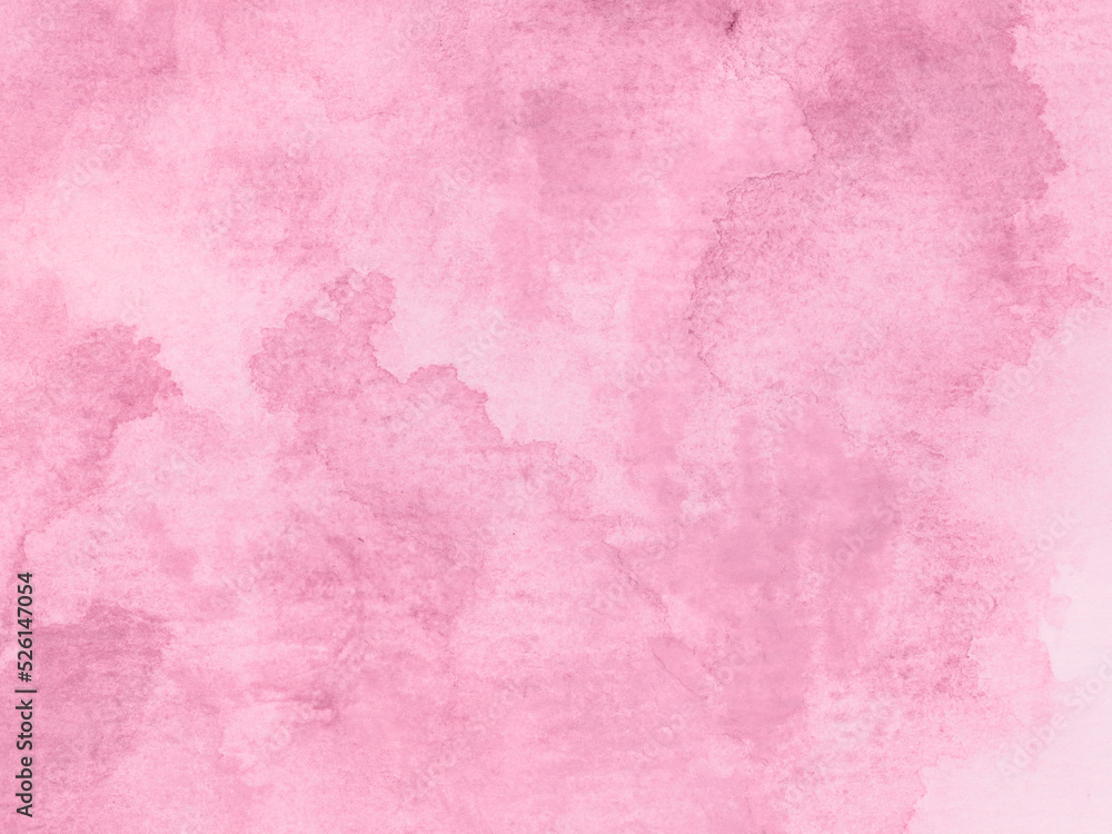 Fototapeta premium Pastel pink watercolor background. Abstract watercolor nude pink gradient background with copy space for design