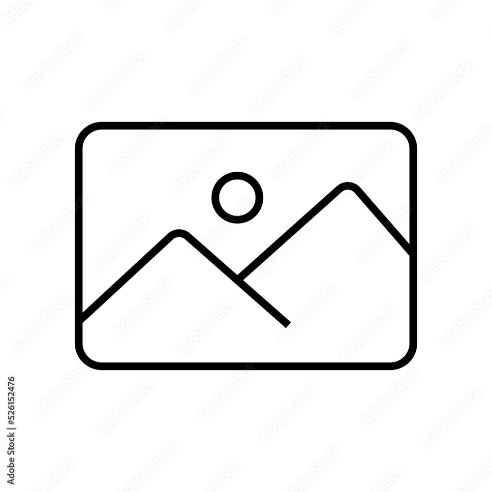 gallery line icon gallery line icon