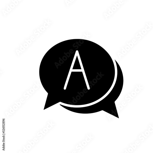 chat glyph icon
