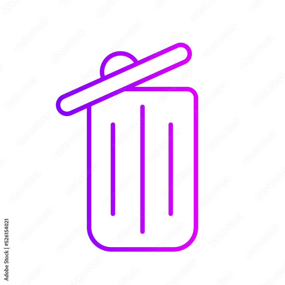 delete gradient icon delete gradient icon