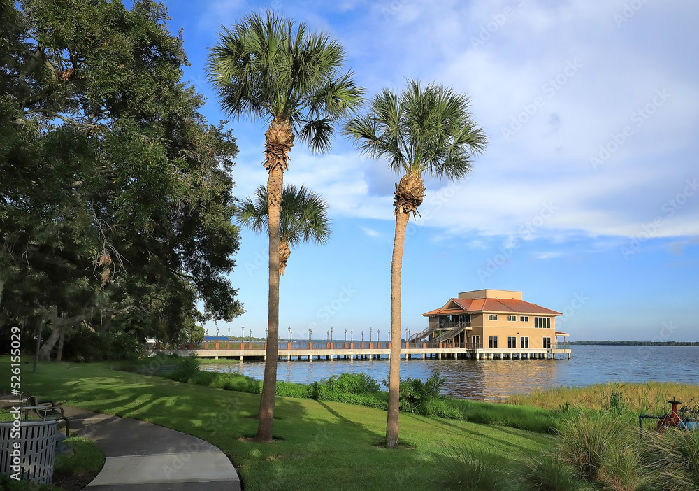 Beautiful Wooten Park in Tavares, Florida a popular tourist attraction