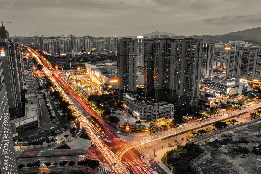 Obraz premium Panorama of Quanzhou, China.