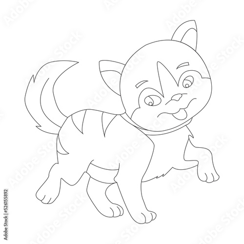 cat coloring page for kids cute animal design and a unique collection of  coloring book 
