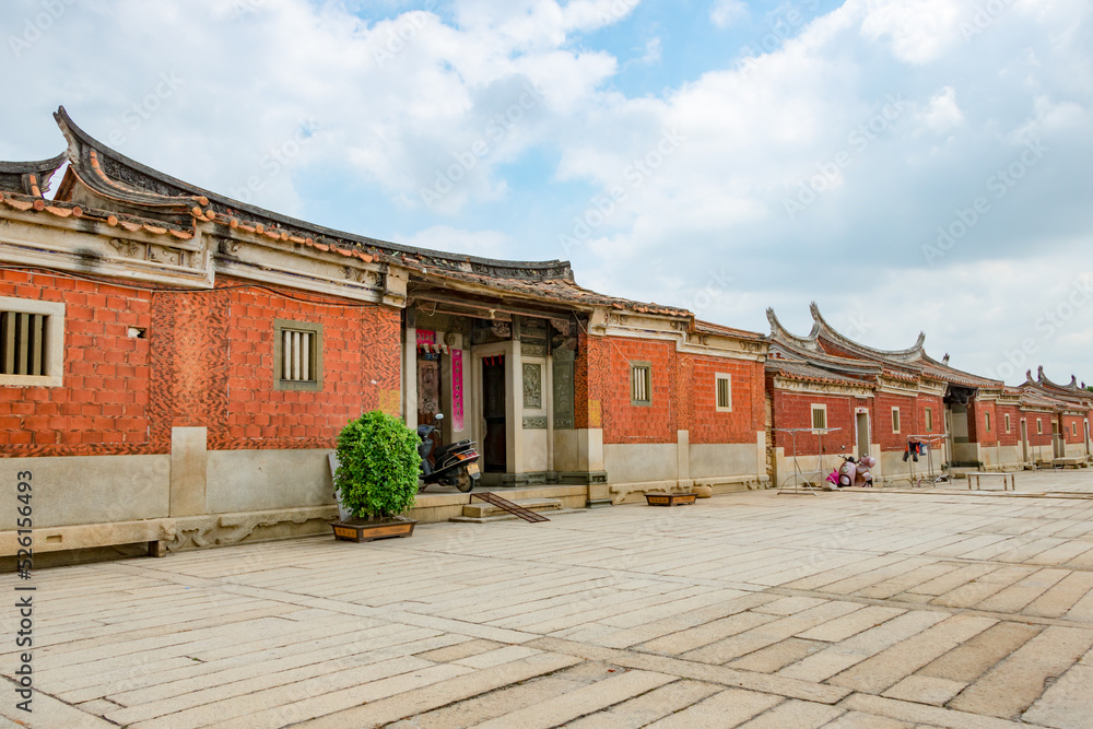 Ancient residential buildings in Xiamen, China. Ancient residential buildings in Xiamen, China.