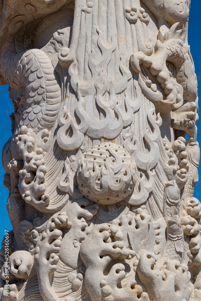 Stone carvings in Quanzhou, Fujian, China. Stone carvings in Quanzhou, Fujian, China.