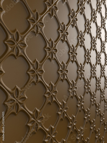 3D effect embossed perspective rendered background pattern.