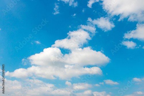 blue sky with clouds