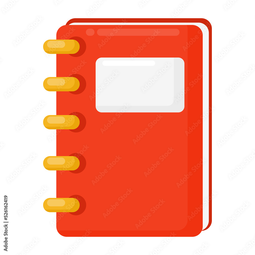 Notebook icon. Notebook icon.