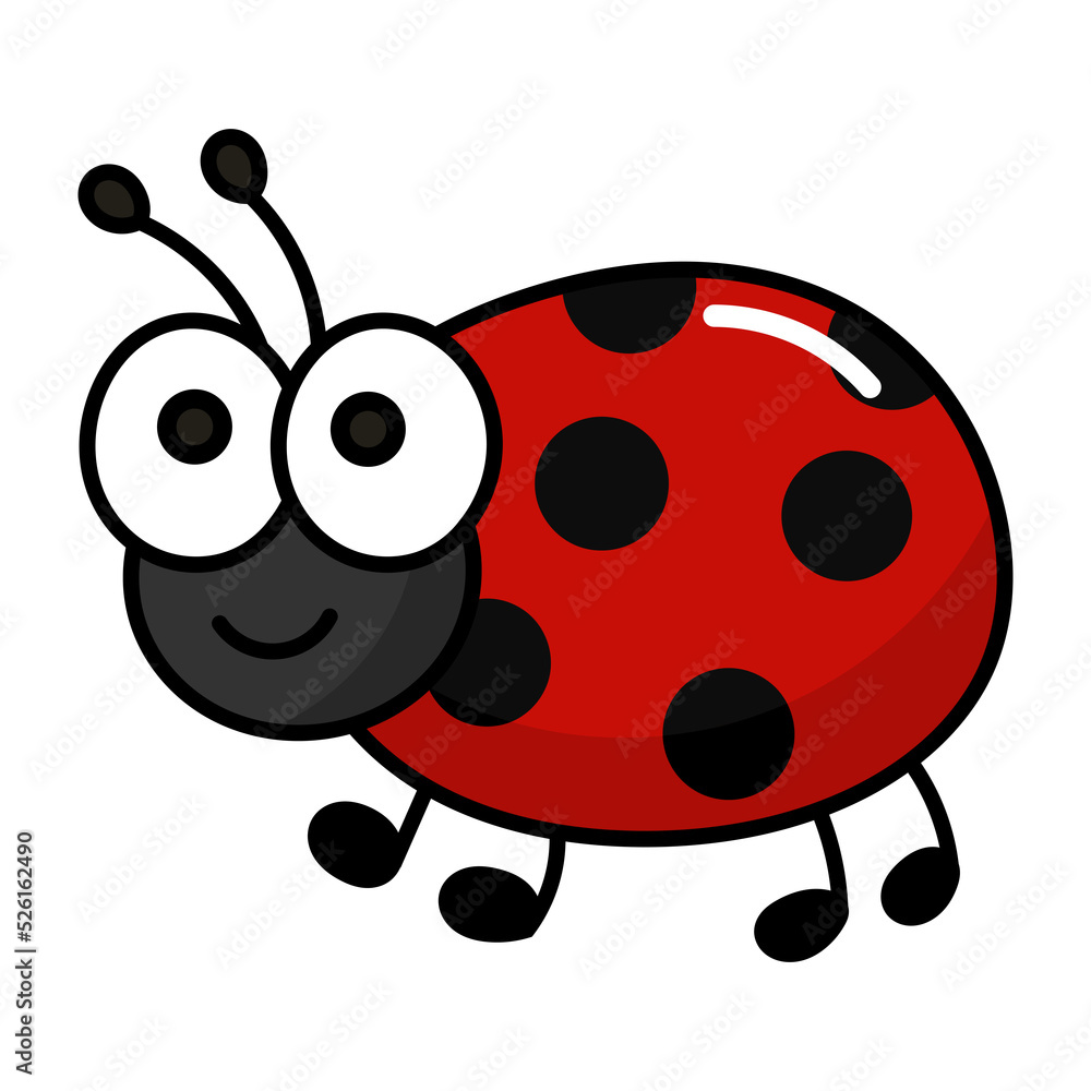 Fototapeta premium Ladybug icon.